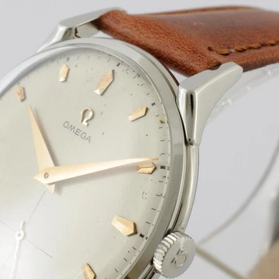 JUMBO OMEGA REF 2603 NICE SPIDER LUGS MANUAL WIND STEEL GENTS WATCH SWISS MADE - image 1 of 4