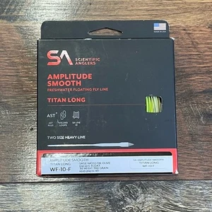 SCIENTIFIC ANGLERS AMPLITUDE SMOOTH TITAN LONG WF-10-F #10 WT FLOATING FLY LINE - Picture 1 of 7