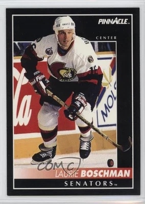 1992-93 Pinnacle Laurie Boschman #375 - Image 1 of 2