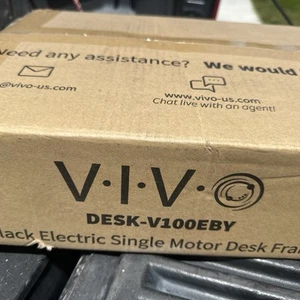 Arbeitsplatz, Pfund mit Gestell elektrisch 220 Up Standkapazität, Schreibtischgestell nur VIVO - Bild 1 von 2
