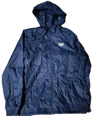 🔥 Chaqueta Atlética Cortavientos Everlast Azul Marino Adolescentes XL (14/16) 25x19 Foto 1 de 4