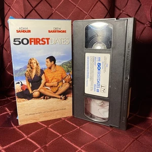 50 First Dates 2004 VHS Romantic Comedy Film Adam Sandler - Picture 1 of 3