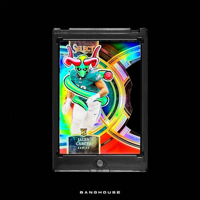 1/1 JALEN CARTER RC 🔥 BLACK RED DIE CUT  PRIZM SSP 🔥 NEW PENINI ONE OF ONE ART - Image 1 of 4