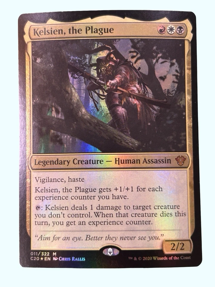 Kelsien the Plague Foil, Commander 2020, NM Near Mint, Magic the Gathering MTG - Image 1 of 1