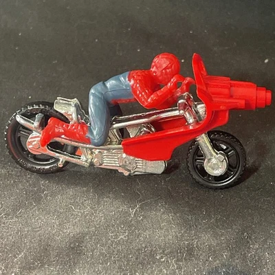 1978 CORGI Junior Jr Spider-Man Spiderbike Spider Bike Diecast Marvel 57 Cycle - Image 1 of 4