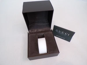 Originale GUCCI Watch VUOTA confezione regalo, scatola orologio, display, marrone e libretto - Foto 1 di 11