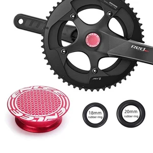 ENLEE Aluminum Alloy Mountain Bike Hollow Crank Anti-Dust Cover for Road Crank - Picture 1 of 10