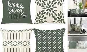Pillow Covers 16x16 Set of 4, Modern Sofa 16" x 16" (Pack of 4) Aqua Green - Picture 1 of 8