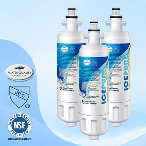 Fit For LG LT700P LFXS30766S LFX31925ST LFX31945ST Icepure Water Filter 3 Pack - Picture 1 of 9