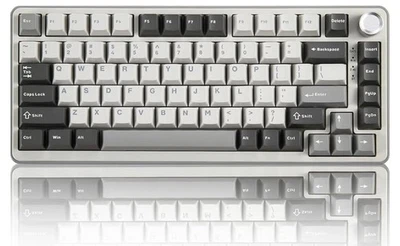 YUNZII B75 PRO Wireless Mechanical Keyboard,75% Layout with Knob(Cocoa Cream V2) - Image 1 of 4