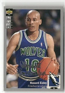 1994-95 Collector's Choice #339 Howard Eisley Silver Signature Timberwolves - Imagen 1 de 2