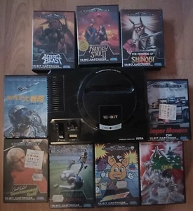 Sega Mega Drive 16 Bit + 9 Spiele (RARE) - Bild 1 von 1