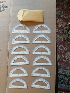 Menge 12 Metall Winkelmesser/3,75" Kante Neu Nie Benutzt  - Bild 1 von 12