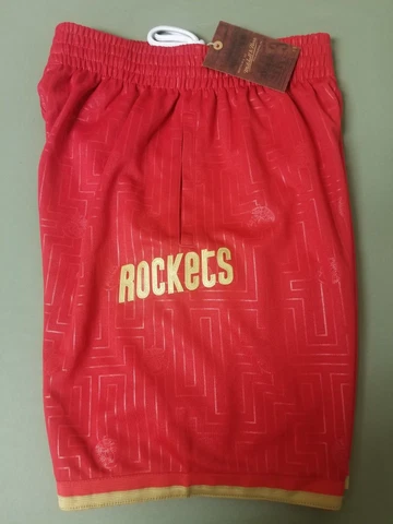 New Mitchell & Ness NBA Mens Houston Rockets Swingman Shorts Cover