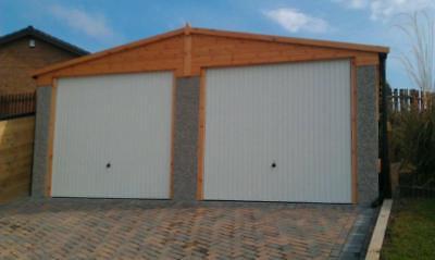 Concrete Double Garage DELIVERED & INSTALLED Pre-fab Sectional Shed All Sizes • 5,608£