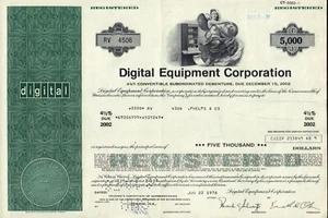 DEC Digital Equipment Maynard Massachusetts (zusammengeführt von Compaq/HP) Zahlungsempfänger Phelps - Bild 1 von 1