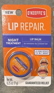 O'Keeffe's Lip Repair trattamento notte labbra screpolate secche sonno SPEDIZIONE GRATUITA - Foto 1 di 2