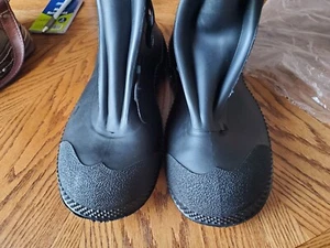 NORTH BLACK RUBBER MEN'S BOOTS, OVER SHOES SIZE L 11-13 MADE IN USA NEW - Picture 1 of 8