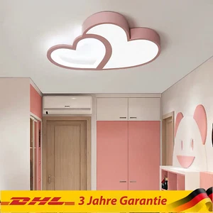 LED Deckenleuchte Herzförmig Deckenlampe Kinderzimmer Licht Dimmbar 35W 220V DHL - Bild 1 von 16