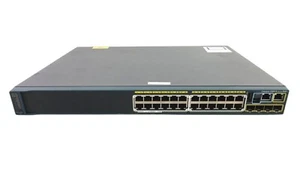 Cisco Catalyst 2960-S Series WS-C2960S-24PS-L 24-Port Gigabit PoE+ Ethernet - Picture 1 of 1
