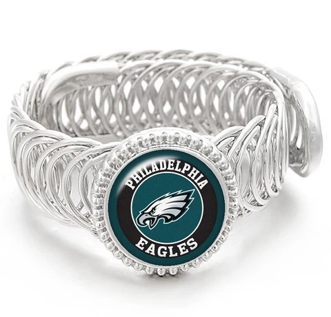 Special Philadelphia Eagles Silver Mens Womens Adjustable Bracelet Jewelry D11 Cover