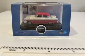 Oxford Ford Zodiac 1:76 Ermine White/Pink - Picture 1 of 9