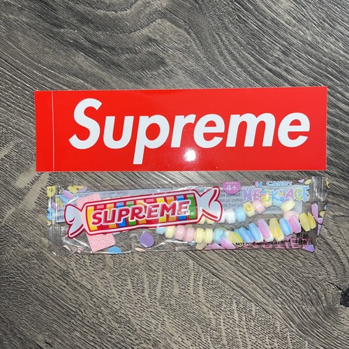 Collana caramelle Supreme Smarties SS22 settimana una spedizione immediata con adesivo