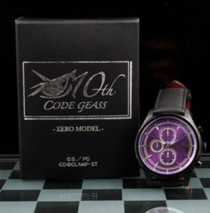 Code Geass 10th Anniversary Zero Model Lelouch of the Rebellion Wristwatch Japan - Picture 1 of 1