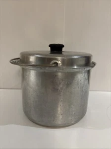 Vintage Kitchen Craft 8 Quart Suppentopf Aluminium ohne Einmachkorb Einsatz - Bild 1 von 8