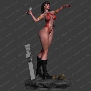 1/24 Resin Figure Vampirella Girl Sexy GK Model Kit Unpainted Unassembled - Picture 1 of 4