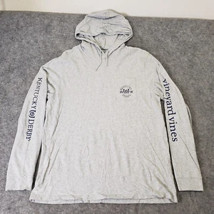 Vineyard Vines Hoodie Mens Large Lighweight Sun Sweatshirt 2018 Kentucky Derby - Picture 1 of 10