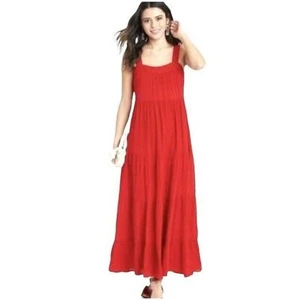 Robe femme Knox Rose été soleil robe maxi cravate dos rouge taille XS - Photo 1 sur 12