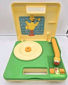 Sesame Street Big Bird and Little Bird Record Player 1983 Fisher Price 816 - Imagen 1 de 4