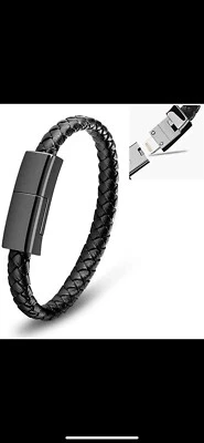 Bracelet Charger Phone-Cable For iPhone TypeC Micro USB For Men Women 22.5cm - Image 1 of 4