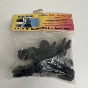 Coil N' Wrap Clip n' Clamps for Awnings RV Boat Tarp Covers Ball Bungee Pkg of 4 - Picture 1 of 7