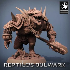 Lizardfolk Guerrero F7 - Reptiles Bulwark - Lord Of The Print - Tabletop De 28mm - Imagen 1 de 4