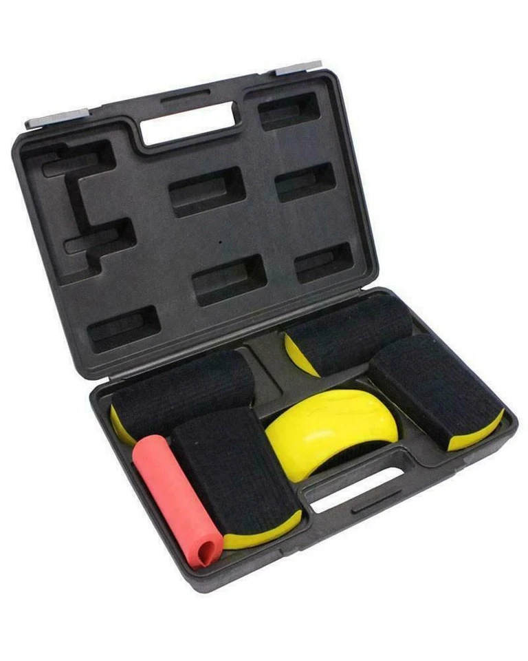 Fast Mover FMT5517 HookNLoop 6x Sanding Block Kit Suits HookIt Bodyshop Abrasive