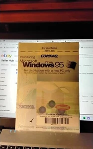 COMPAQ Microsoft Windows 95 RECOVERY SOFTWARE (BRAND NEW Sealed) - Picture 1 of 2