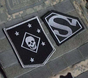 KANDAHAR WHACKER JSOC USMC GHOST FORCE RECON SSI SET: MARSOC RAIDERS + SUPERMAN - Picture 1 of 12