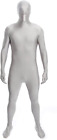 Morphsuit Full Body Costume - Silver, L | Original Bodysuit for Adults & Kids | 