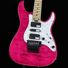 SCHECTER SD-2-24-AL Electric Guitar See-Thru Pink Maple with Gig Bag