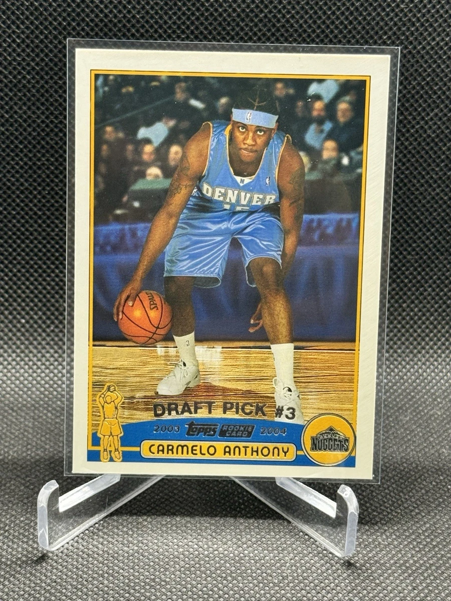 Topps Carmelo Anthony Basketball Rookie Sports Trading Cards for