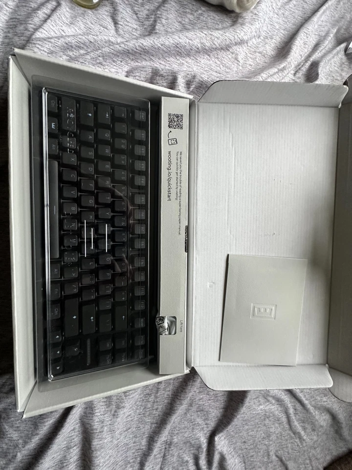 Wooting 80HE ANSI Black PCR Plastic Gaming Keyboard Open Box - Used for 1 week - Image 1 of 4