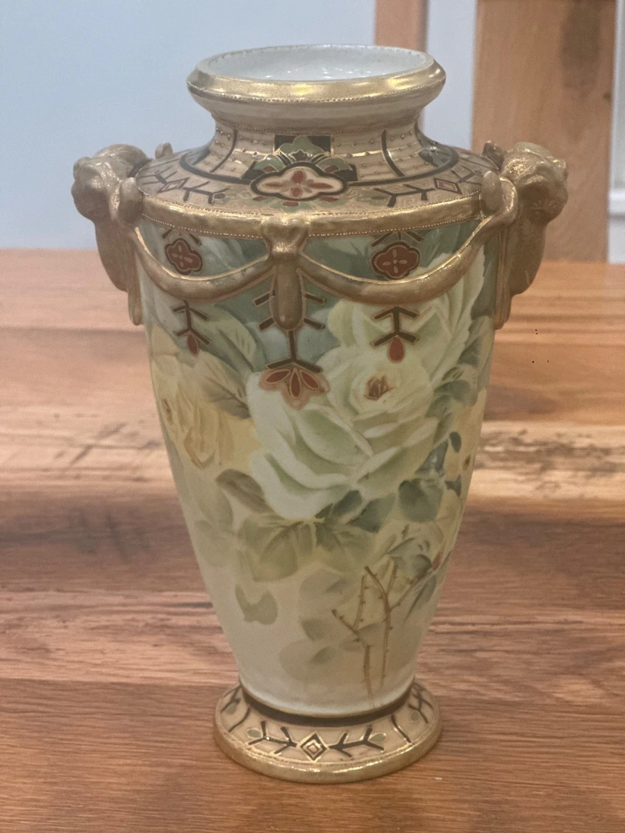 陶瓷多色1900-1940 年日本花瓶| eBay