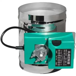  Valvola Controllo Flusso Aria Ammortizzatore Elettrico Regolabile Cinque Posizioni Acciaio Inox - Foto 1 di 20
