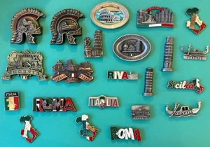 Souvenir Kühlschrankmagnet - Italien Metall - Bild 1 von 43