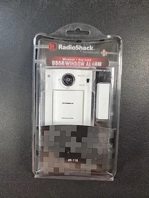 Radio Shack Wireless Key Lock Door Window Safety Alarm 4900118 New Sealed - Image 1 of 2