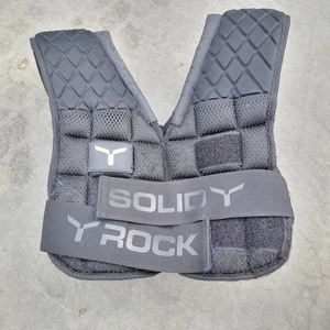 Solid Rock Rodeo Protective Vest Bull Riding Padded Black XS Safety Gear - Picture 1 of 2