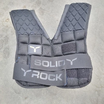 Solid Rock Rodeo Protective Vest Bull Riding Padded Black XS Safety Gear - Image 1 of 2