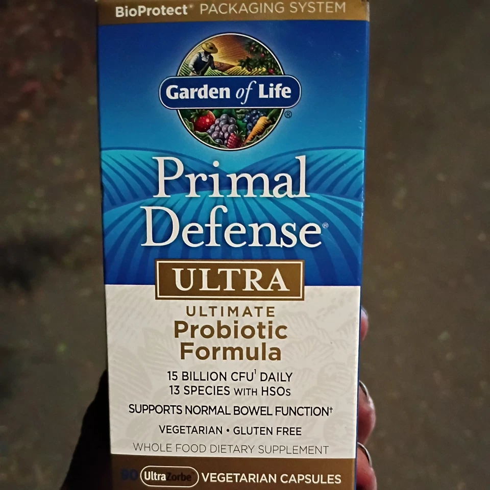 Garden of Life Primal Defense Fórmula Ultra Probiótica Cápsulas Vegetarianas -... Foto 1 de 4